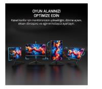 GAMEPOWER Lucid S50 24.5¨ 500Hz 0.2Ms Fast VA E Spor 10 Bit Pivot FHD RGB Gaming Monitör - 5